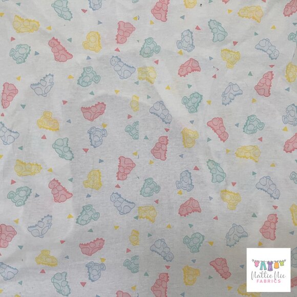 Vintage Pastel Dinosaur Crib Sheet‎ - Picture 2 of 5